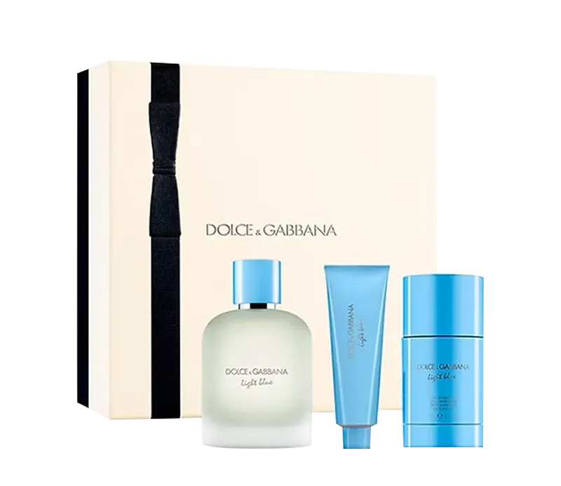 LIGHT BLUE MEN X100V EDT + DEO X75V + SHOWER GEL X