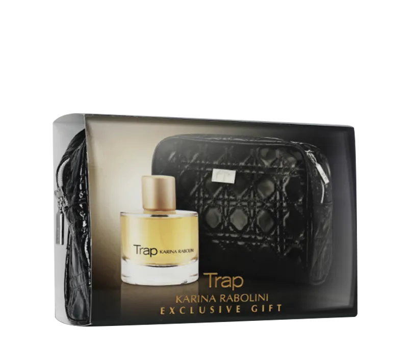 ESTUCHE TRAP FEM X100V EDT + CARTERA NEGRA COFRE