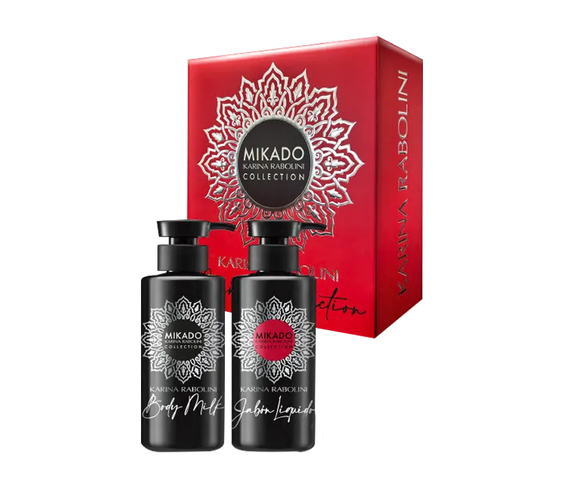 MIKADO SPRING BODY MILK X290V + JABON LIQUIDO X300