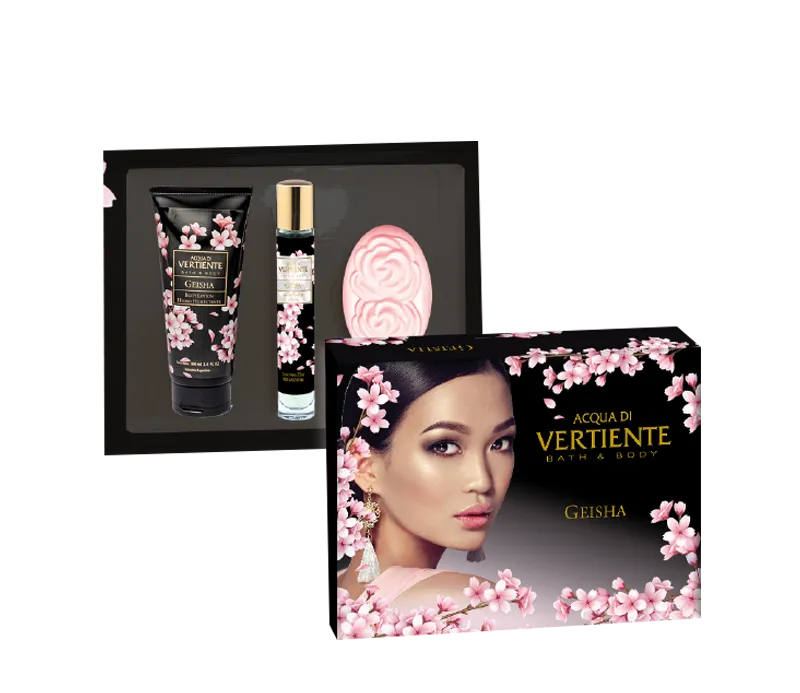 ACQUA DI VERTIENTE GEISHA X25V+BODY LOTION X100V+J