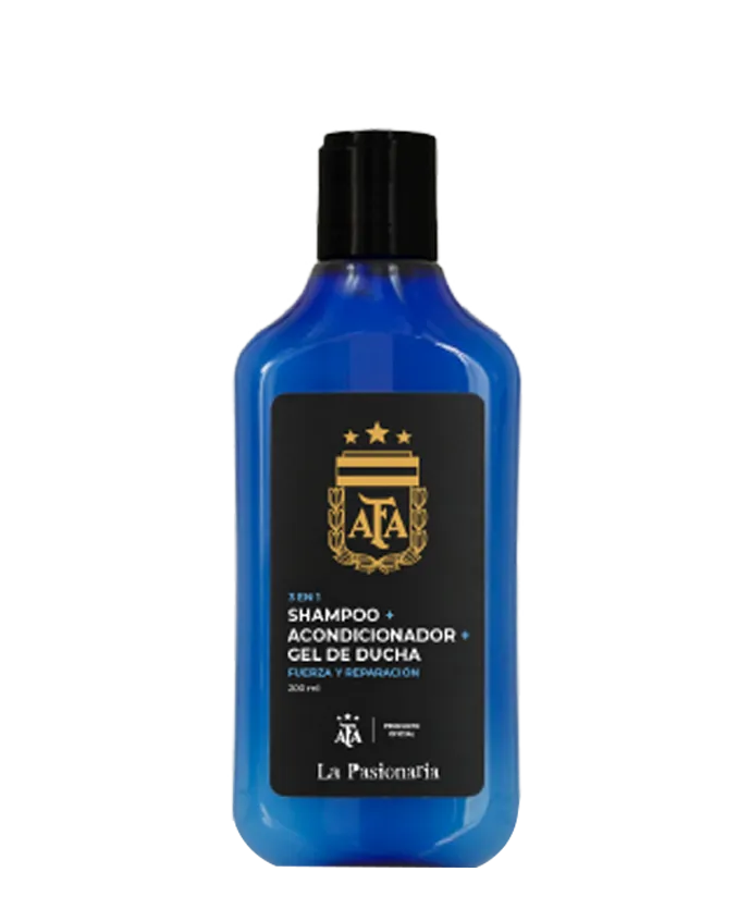 3 EN 1 AFA SHAMPOO + ACONDICIONADOR + SHOWER GEL X