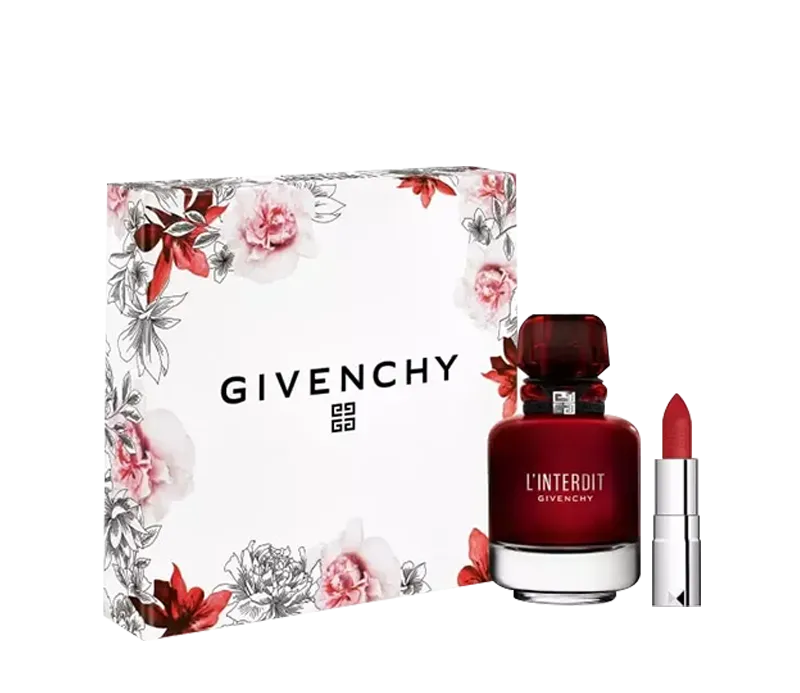 L INTERDIT ROUGE FEM X50V EDP + MINI LE ROUGE DEEP